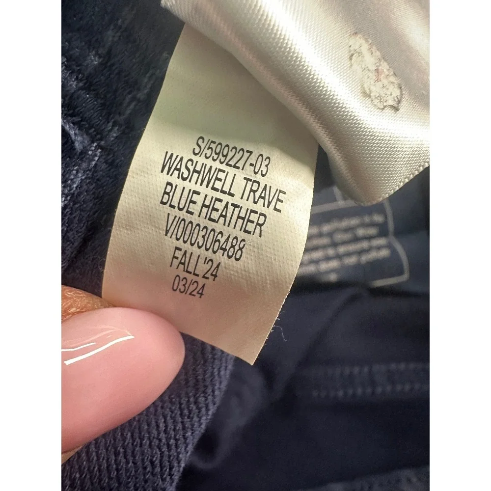 Banana Republic Travel Jean‎ Mens 33x30 Blue Heather Athletic Fit Commuter Pants